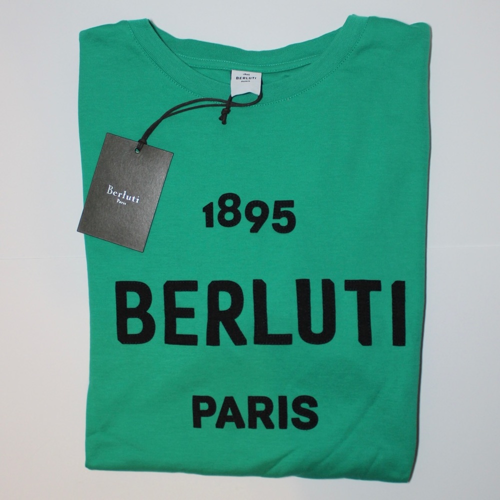 BERLUTI Embroidered Logo T-shirt